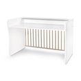 Bed MiniMAX NEW white+stone grey /study desk/